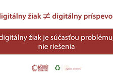 Digitálny žiak nie je Digitálny príspevok