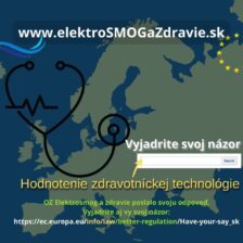 Európska Komisia chce počuť Váš hlas – Hodnotenie zdravotníckej technológie